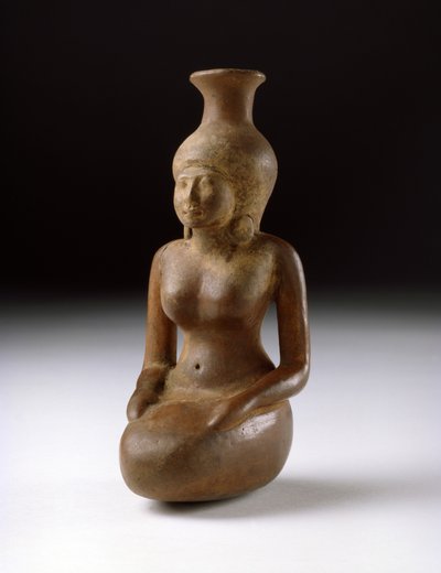 Vasija en forma de niña (detalle) de Egyptian